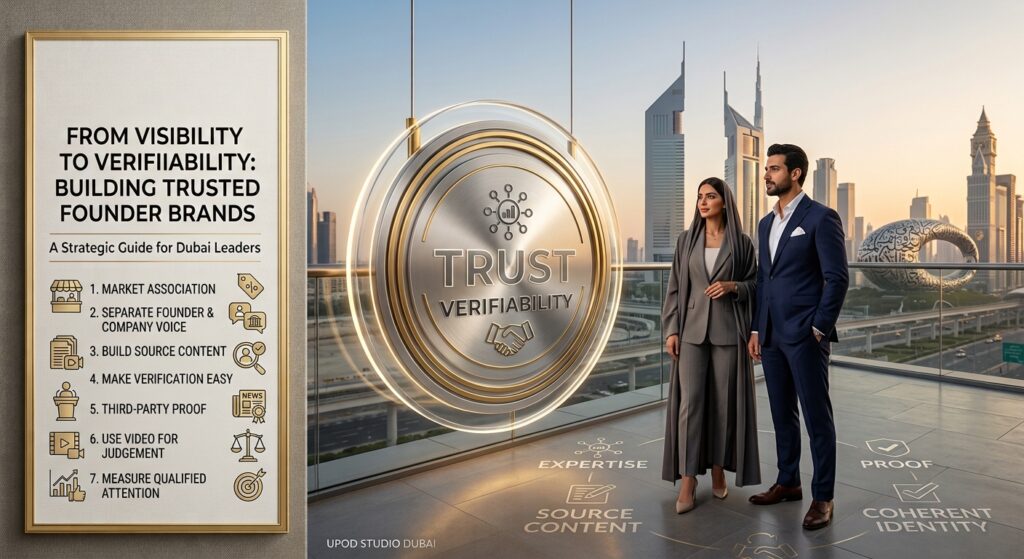 From Visibility to Verifiability: How Dubai Founders Can Build a Personal Brand People Can Actually Trust