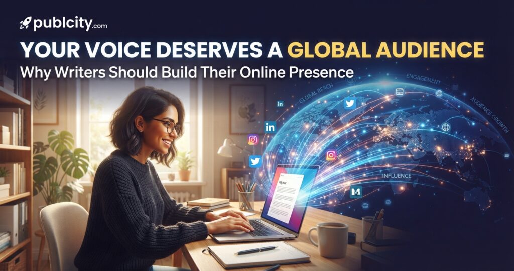 Your Voice Deserves a Global Audience, Why Writers Should Build Their Online Presence